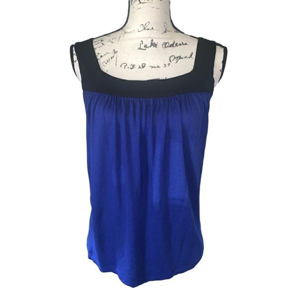 The Limited royal blue black tank top small - Picture 1 of 7